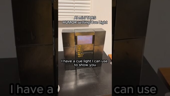 AI mini tap Robot #ai #news #shortsvideo #robot #fyp #chatgpt #speaker