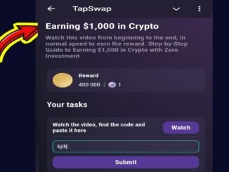 Earning $1,000 in Crypto | Tapswap Code | Guide to Earning $1,000 in Crypto with Zero Investment