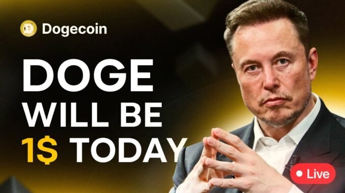 LIVE: Elon Musk Unveils The Future of DogeCoin and Cryptocurrency 🚀 DOGE Price Prediction