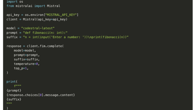 Mistral AI Unveils Codestral 25.01: A New SOTA Lightweight and Mistral AI Unveils Codestral 25.01: A New SOTA Lightweight and fast Coding AI Model
