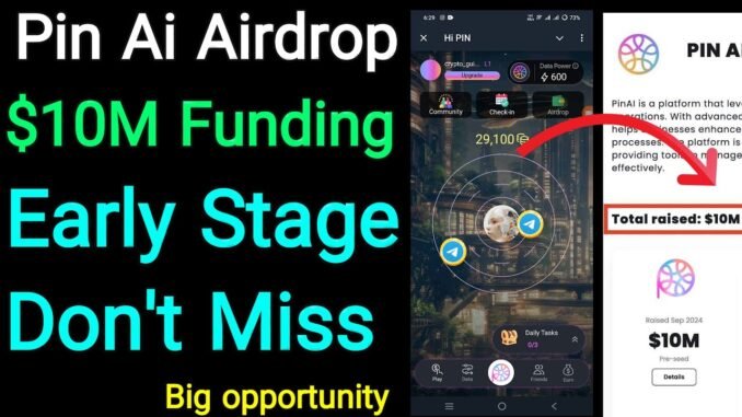 PIN AI Airdrop Complete Guide | Hi Pin Telegram Airdrop | New Crypto Mining Airdrop