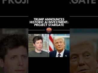 🚀 Trump Announces Historic AI Investment: Project Stargate #ai #trump #openai #ainews #technews