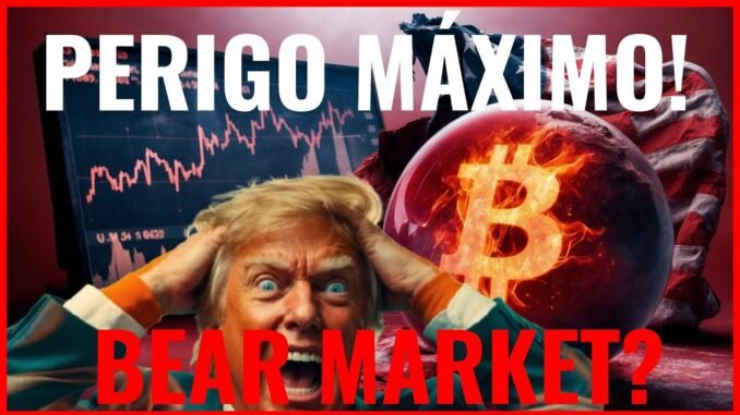 💥BITCOIN - AOVIVO -  TRUMP INICIOU O BEAR MARKET?!  ALVO EM 75K!? E AGORA?!