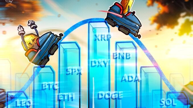 Price analysis 4/7: SPX, DXY, BTC, ETH, XRP, BNB, SOL, Price analysis 4/7: SPX, DXY, BTC, ETH, XRP, BNB, SOL, DOGE, ADA, LEO