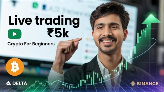 10th JUNE | LIVE Crypto Trading with ₹5K Capital | Beginner's Real-Time Journey to Profitability