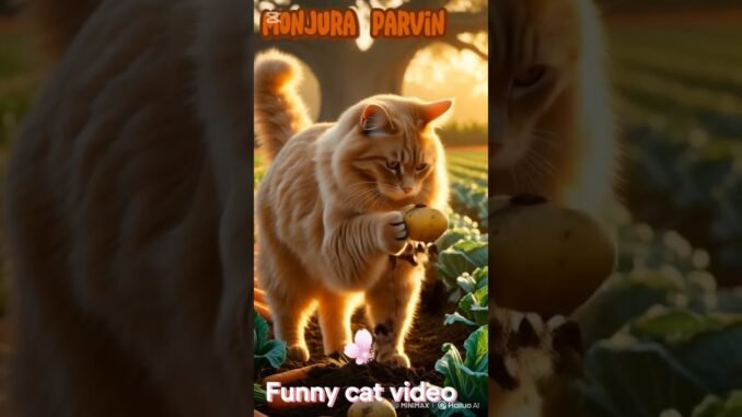 Funny cat video #cat #cartoon #ai #news #catlovers #love #trending #shortvideo #pets #funny #viral