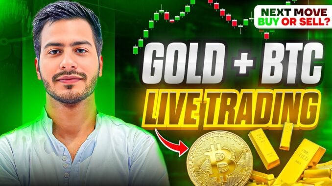 Live Crypto Trading | Bitcoin &  Gold | 17 JUNE  | #goldtrading #cryptotrading #bitcoin