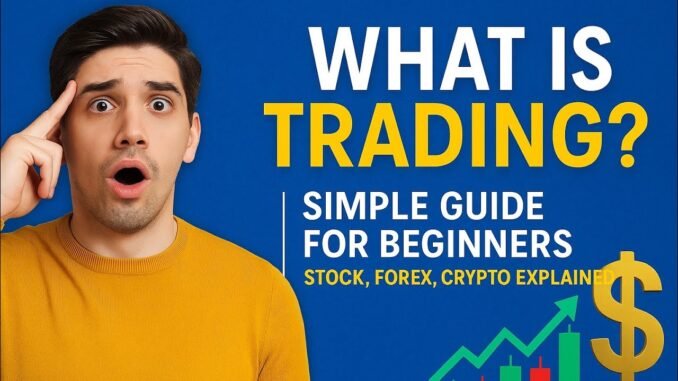 What is Trading? | Simple Guide for Beginners Stock | Forex | Crypto Explained