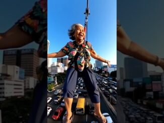 #ai #news #aigenerated #bicol #googleveo3 #edsatraffic #edsa #manila #traffic #zipline #old #woman