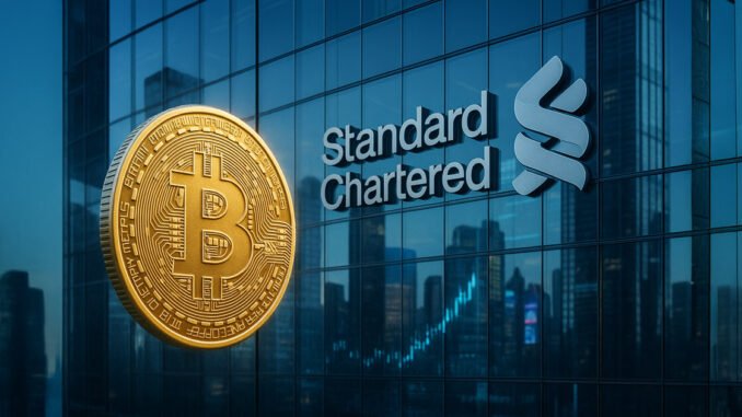 StanChart predicts Bitcoin's new cycle may defy past patterns with StanChart predicts Bitcoin's new cycle may defy past patterns with ETF and policy tailwinds